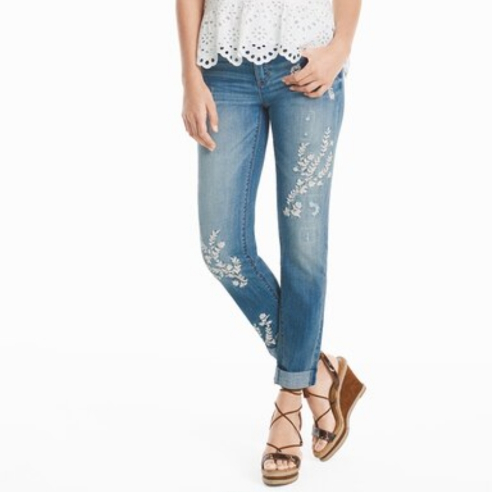 WHBM girlfriend jeans